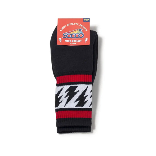 Mike Vallely Crew Black (w/LightningBolt): L/XL