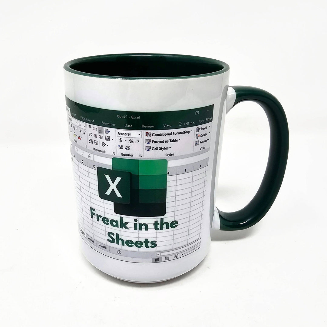 Freak in the Sheets - Excel 15 oz. Mug