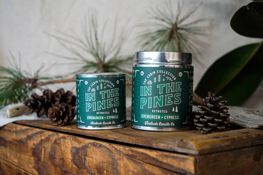Ambush Candle Co. - In The Pines | Evergreen + Cypress 8oz Soy Candle