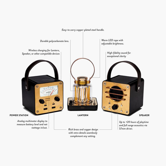 Barebones - Block Tower System (Speaker, Lantern, Battery Pack)