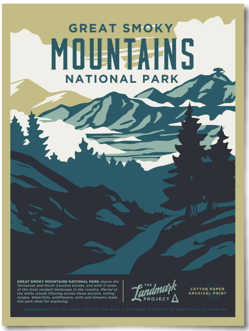 Smoky Mountains National Park Poster