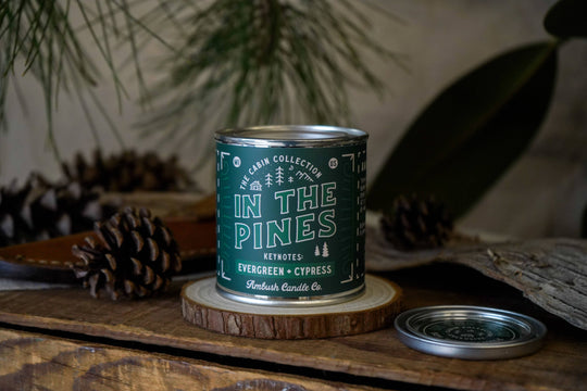 Ambush Candle Co. - In The Pines | Evergreen + Cypress 8oz Soy Candle