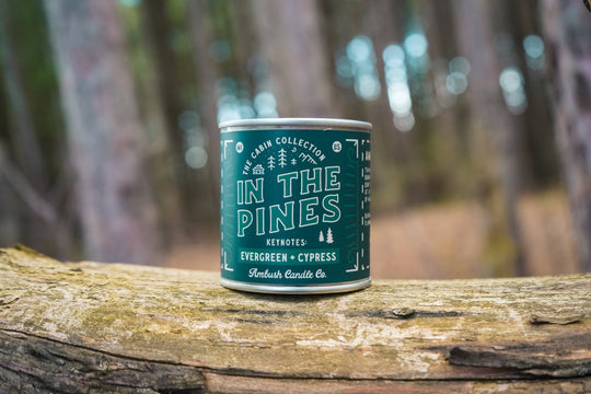 Ambush Candle Co. - In The Pines | Evergreen + Cypress 8oz Soy Candle