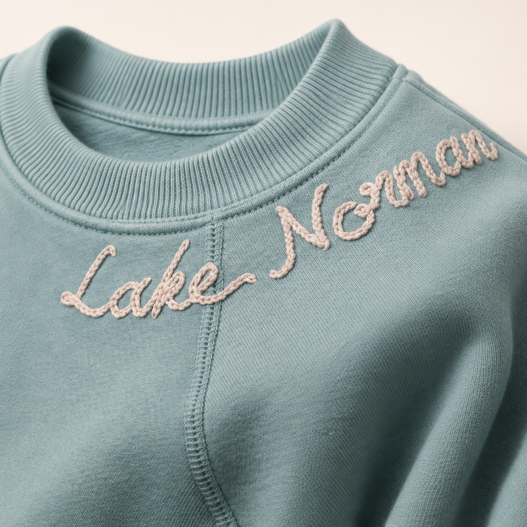 Lake Norman Chain Stitch Sweatshirt