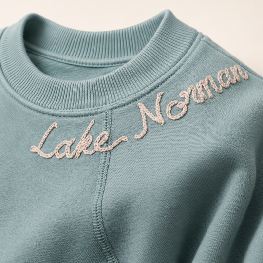Lake Norman Chain Stitch Sweatshirt