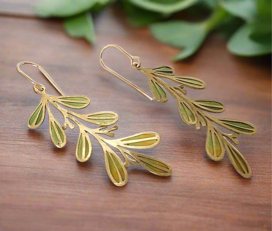 Camellia Leaves Earrings