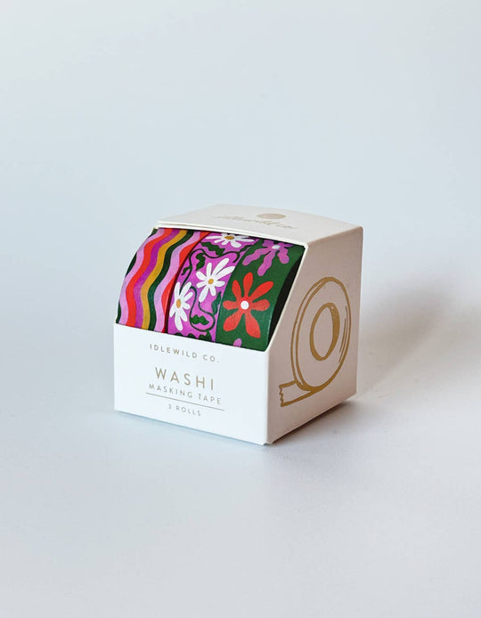 Daisy Washi Tape, Set of 3