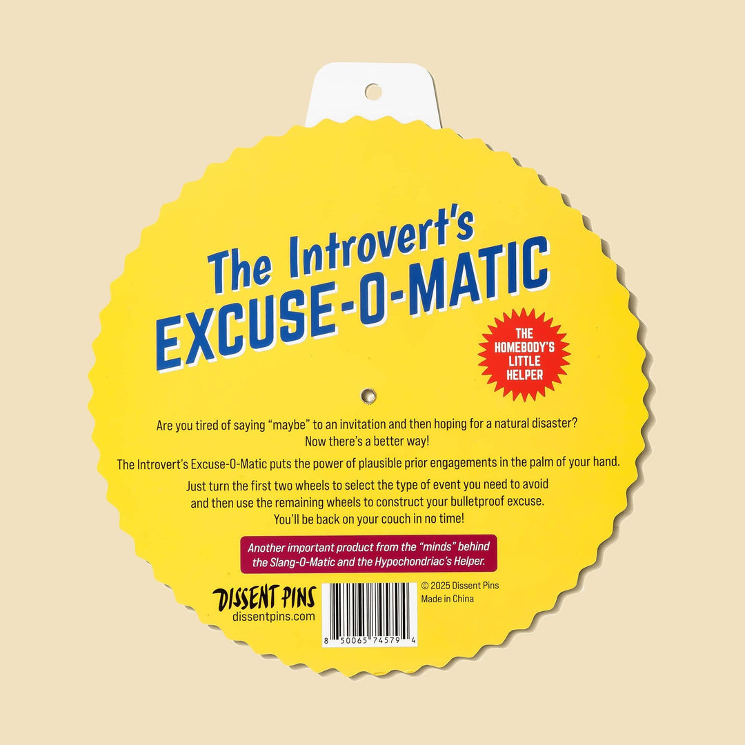 The Introvert's Excuse-o-Matic
