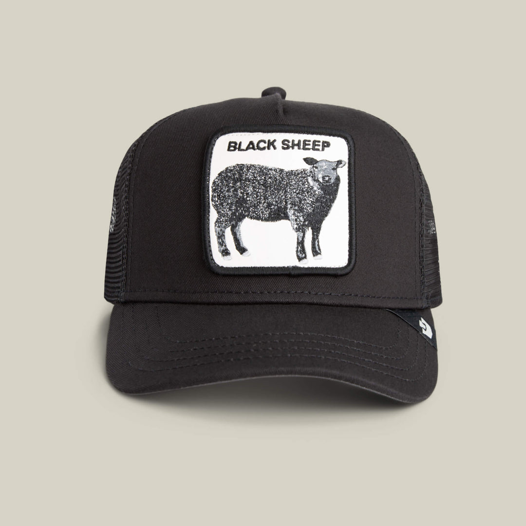 Goorin Bros Black Sheep Trucker in Void, front