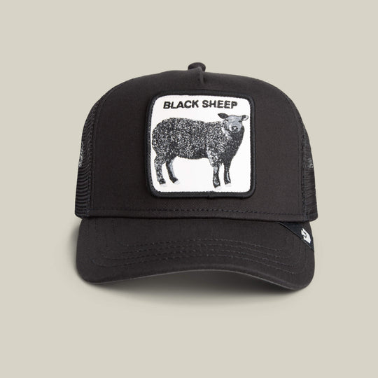 Goorin Bros Black Sheep Trucker in Void, front