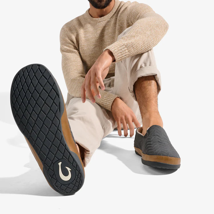 Hanohano Men's Waxed Canvas Slippers
