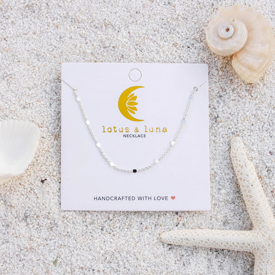 Circles in the Sand Metal Chain Necklace