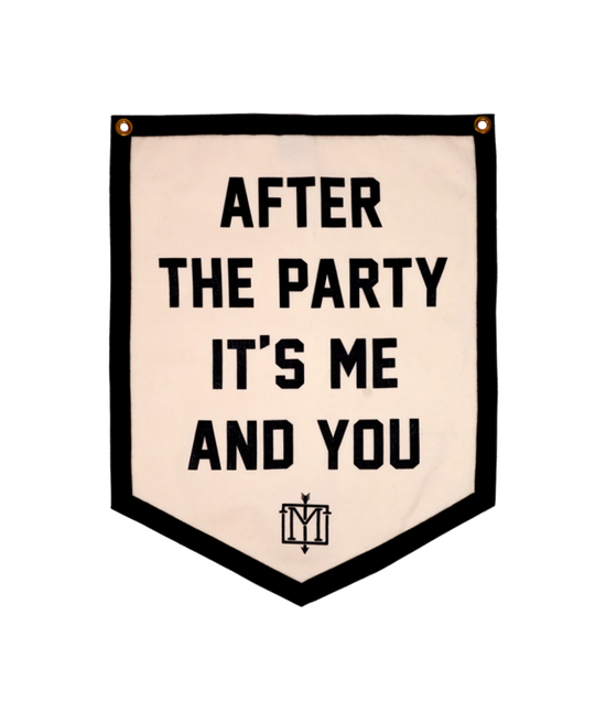 Oxford Pennant - After The Party It's Me and You Camp Flag • The Menzingers x Oxford Pennant