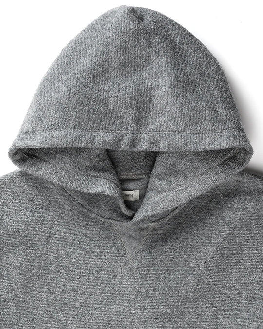 Outerknown Hightide Pullover Hoodie in Mid Heather Grey 6