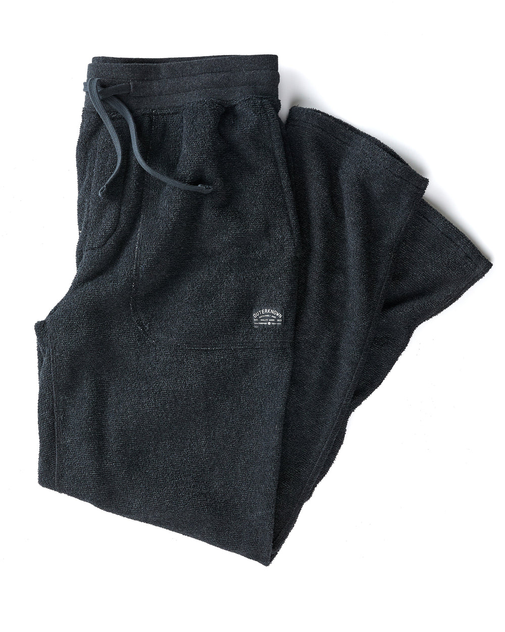 Outerknown Hightide Pant in Heather Black 2