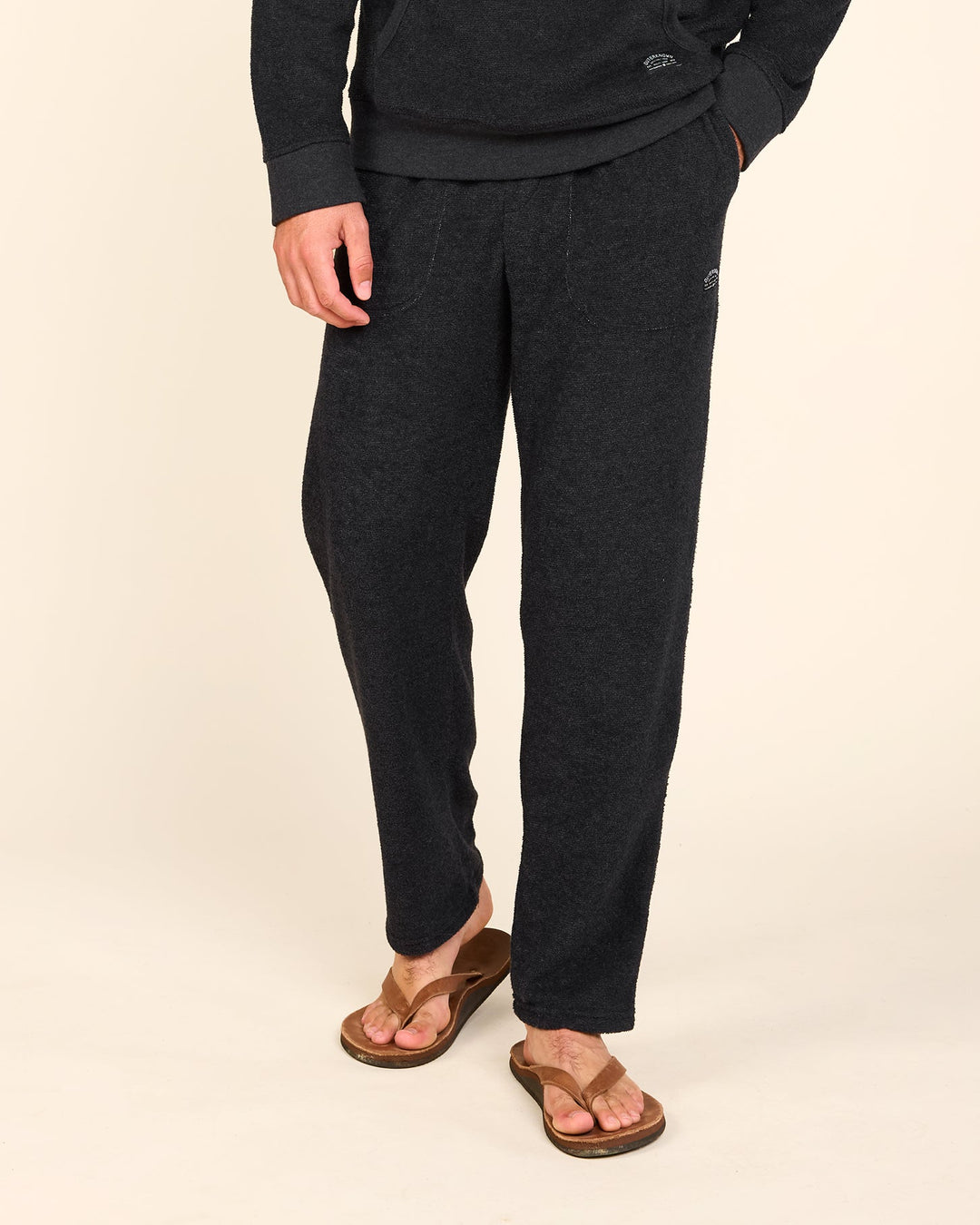 Outerknown Hightide Pant in Heather Black 5