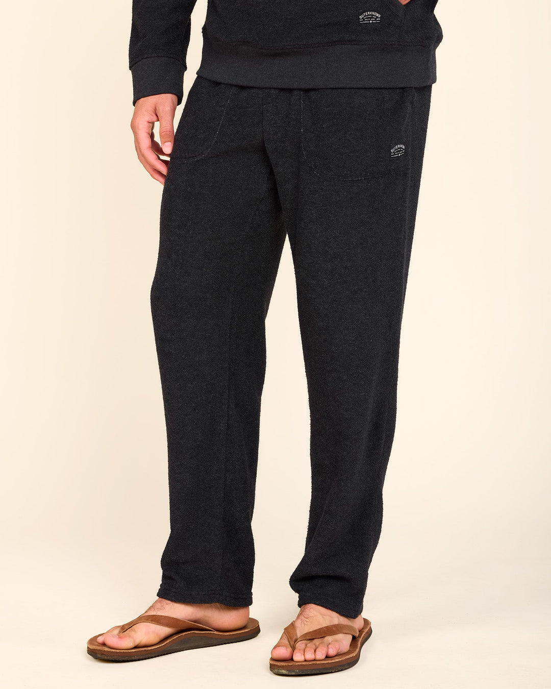 Outerknown Hightide Pant in Heather Black 6