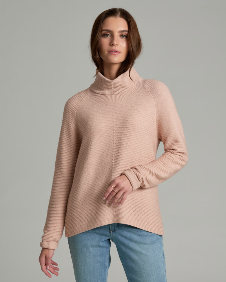 KUHL Solace Sweater in Petal, front