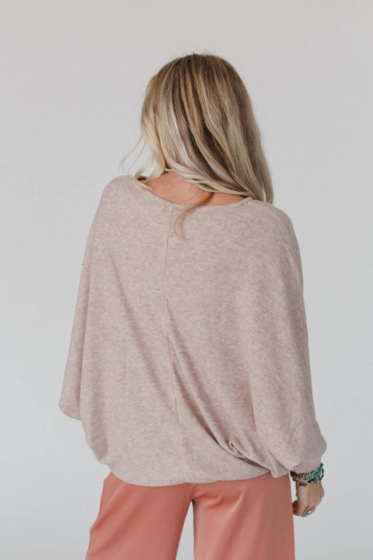 Fly With Me Batwing Sleeve Knit Sweater