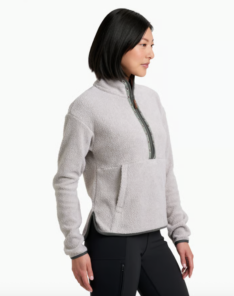 KUHL Hygge 1/2 Zip in Natural, side