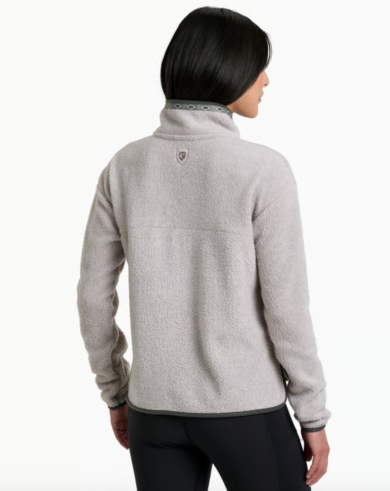 KUHL Hygge 1/2 Zip in Natural, back