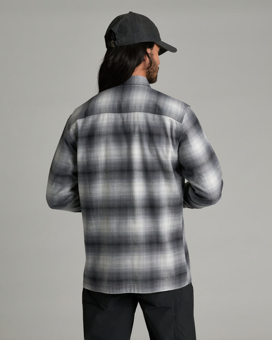 KUHL Dillingr Flannel LS in Wind Gust, back