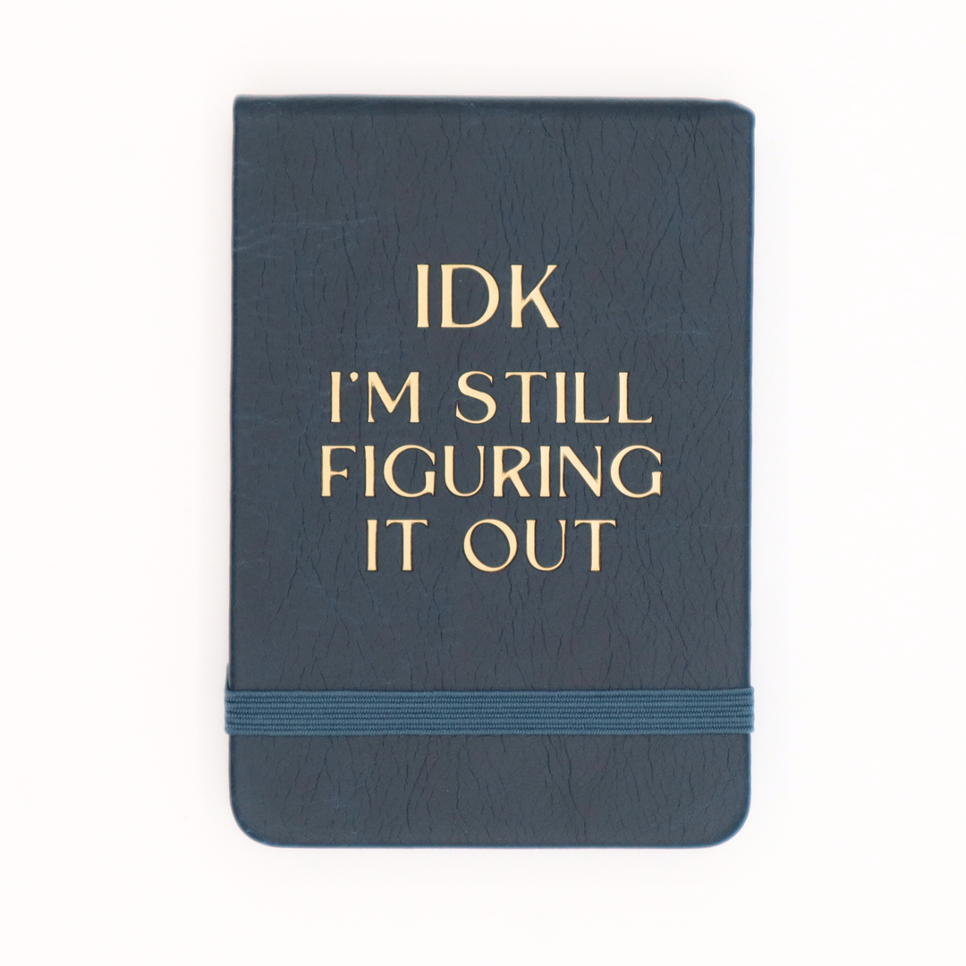 Leatherette Pocket Journal IDK I&