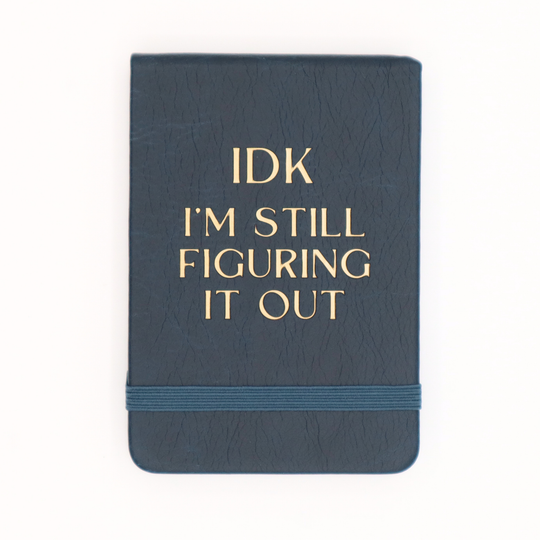 Leatherette Pocket Journal IDK I&