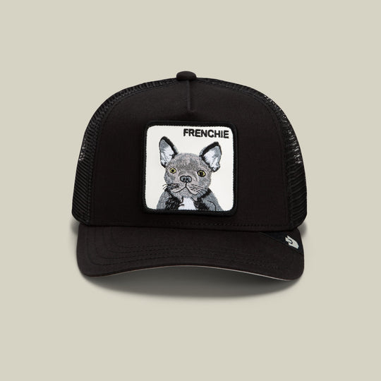 Goorin Bros Frenchie Trucker Mini kids trucker hat in Void, front