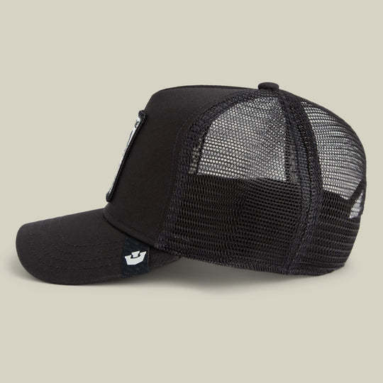 Goorin Bros Frenchie Trucker Mini kids trucker hat in Void, side
