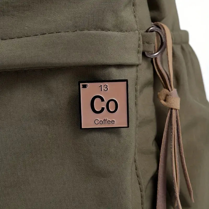 Coffee Enamel Lapel Pin