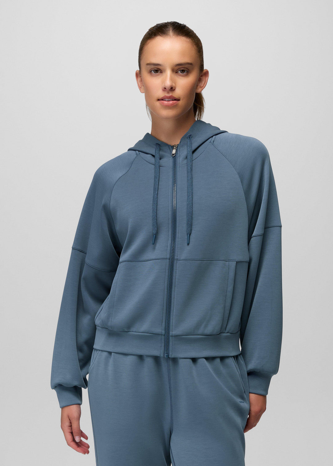 Shea Soft Full Zip in Bluff Blue - prAna - Davidson Provision Co.