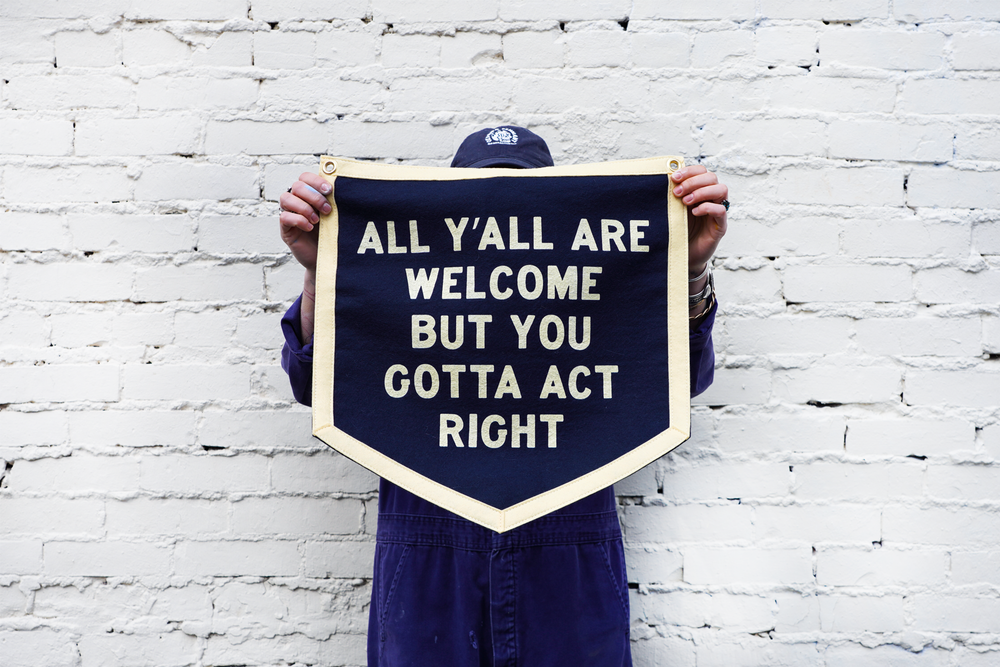 Oxford Pennant - All Y'all Are Welcome Camp Flag•Tate Farms x Oxford Pennant