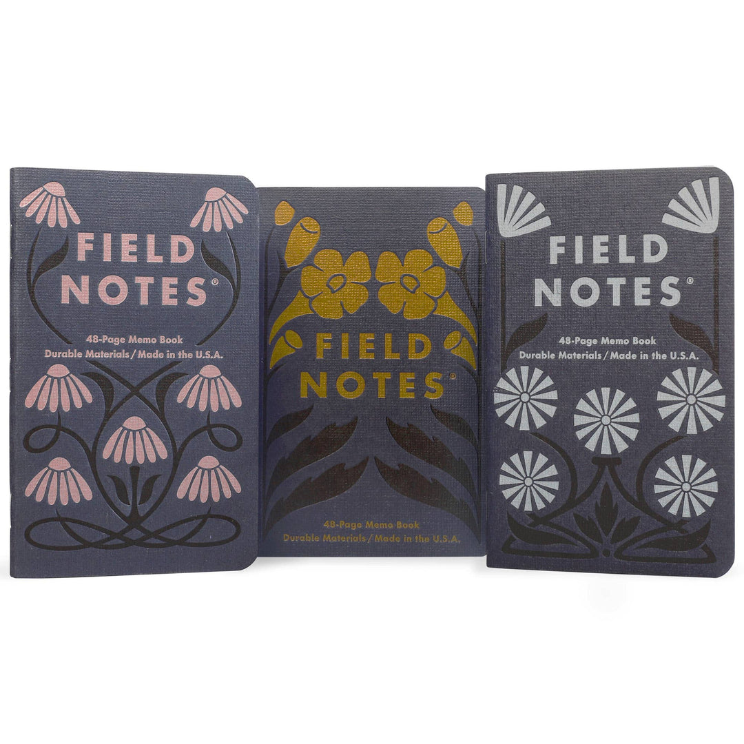 Field Notes - Fall Flowers 3-Pack