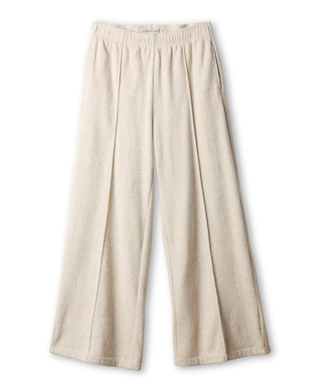 Outerknown Hightide Wide Leg Pant in Oatmeal Heather, view 3