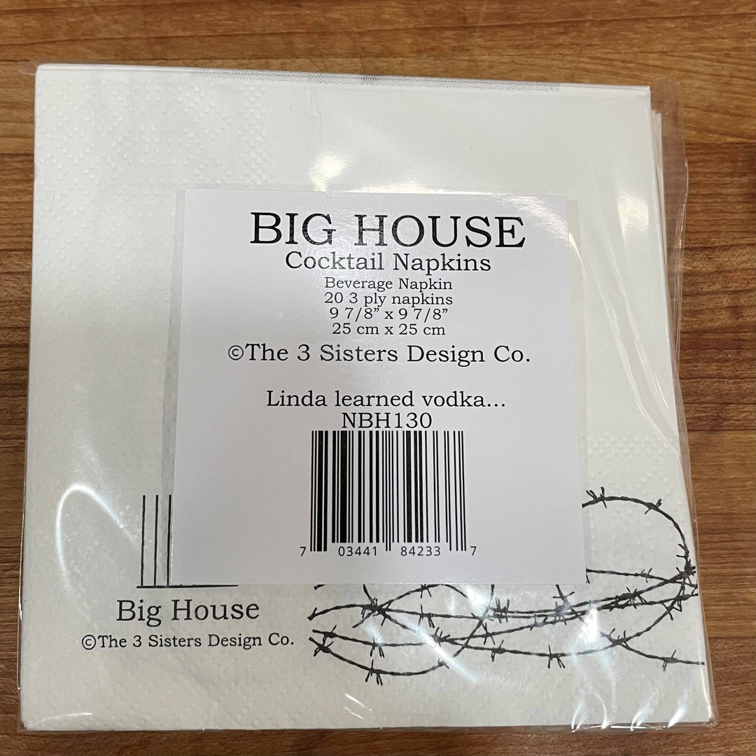 Big House Cocktail Napkins