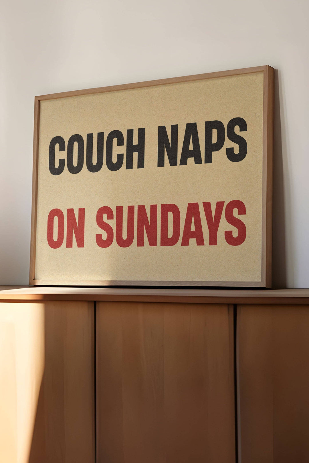 Tejas Country Club - Couch Naps On Sundays Poster Print