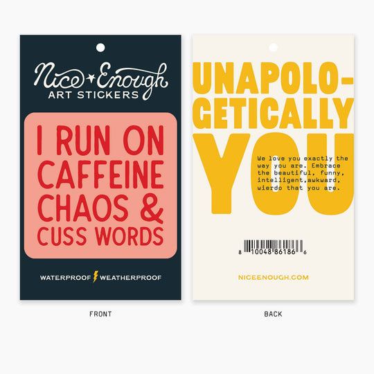 Cuss Words - 3" Art Sticker