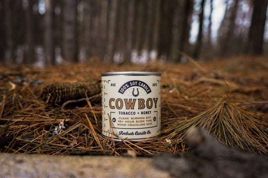 Ambush Candle Co. - Cowboy | Tobacco + Honey 8oz Soy Candle