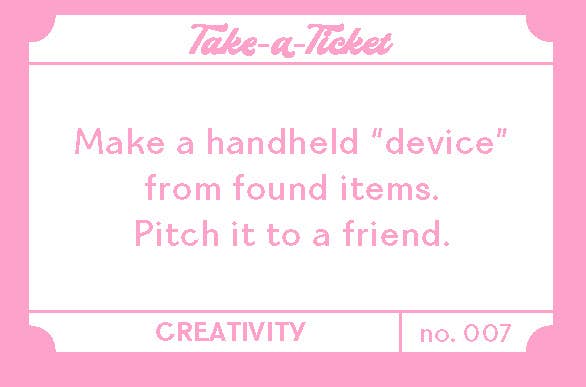 Chronicle Books - Take-a-Ticket: Creativity