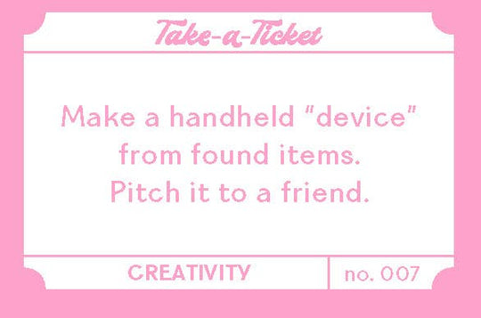 Chronicle Books - Take-a-Ticket: Creativity