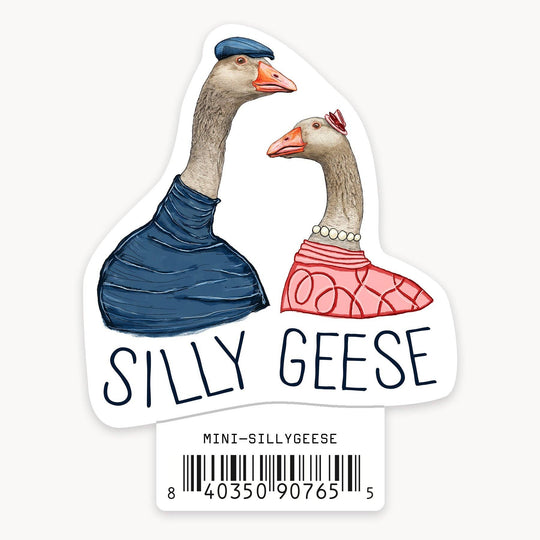 Silly Geese - Mini Sticker