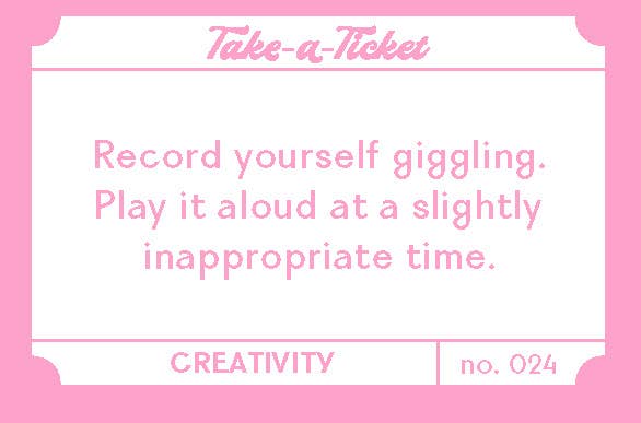 Chronicle Books - Take-a-Ticket: Creativity
