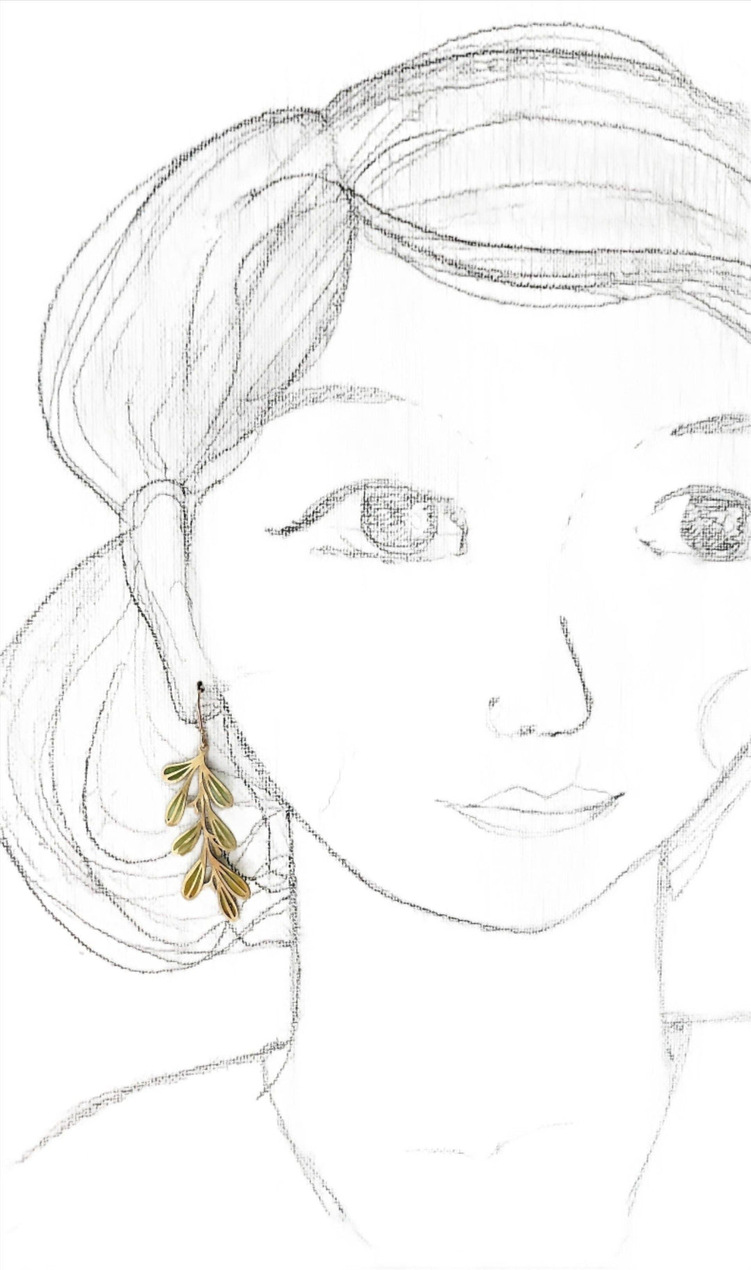Camellia Leaves Earrings
