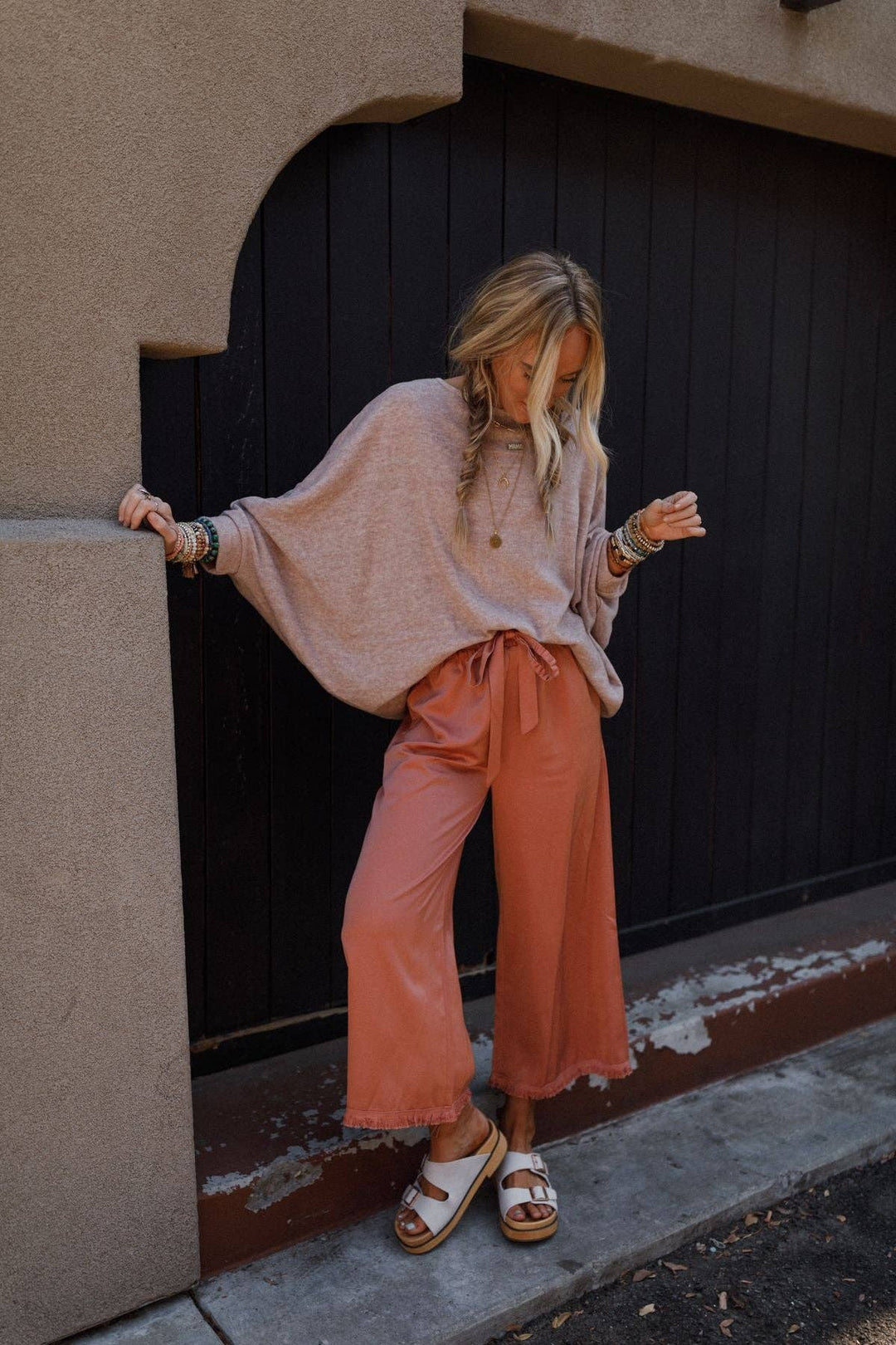 Fly With Me Batwing Sleeve Knit Sweater