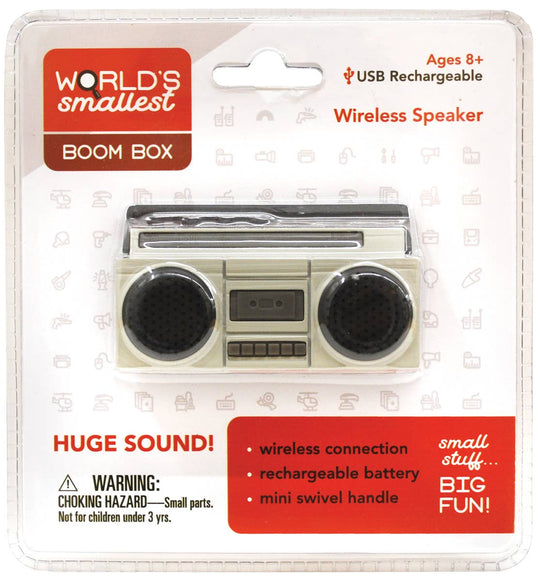 World's Smallest Boom Box-USB Rechargeable