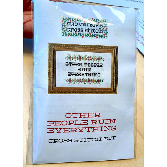 Good Luck WIth That Deluxe Cross Stitch Kit