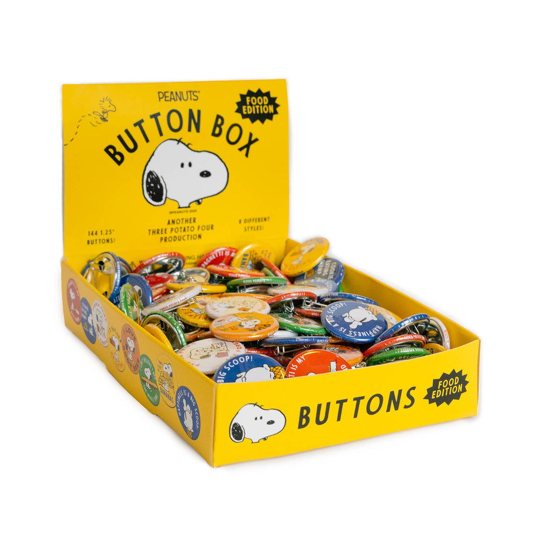 3P4 x Peanuts® - Snoopy Button Box (Food Edition) - Davidson Provision Co.