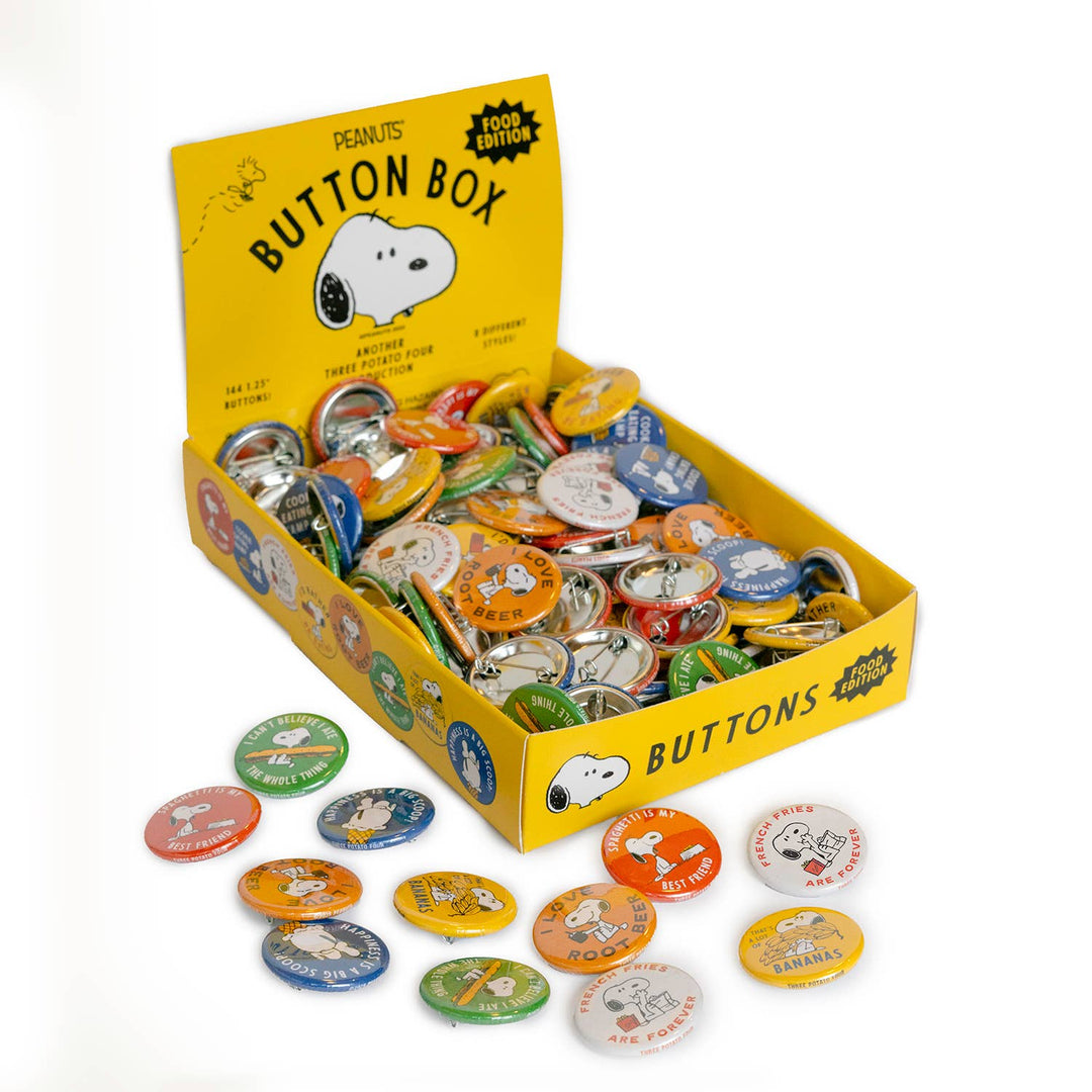 3P4 x Peanuts® - Snoopy Button Box (Food Edition) - Davidson Provision Co.