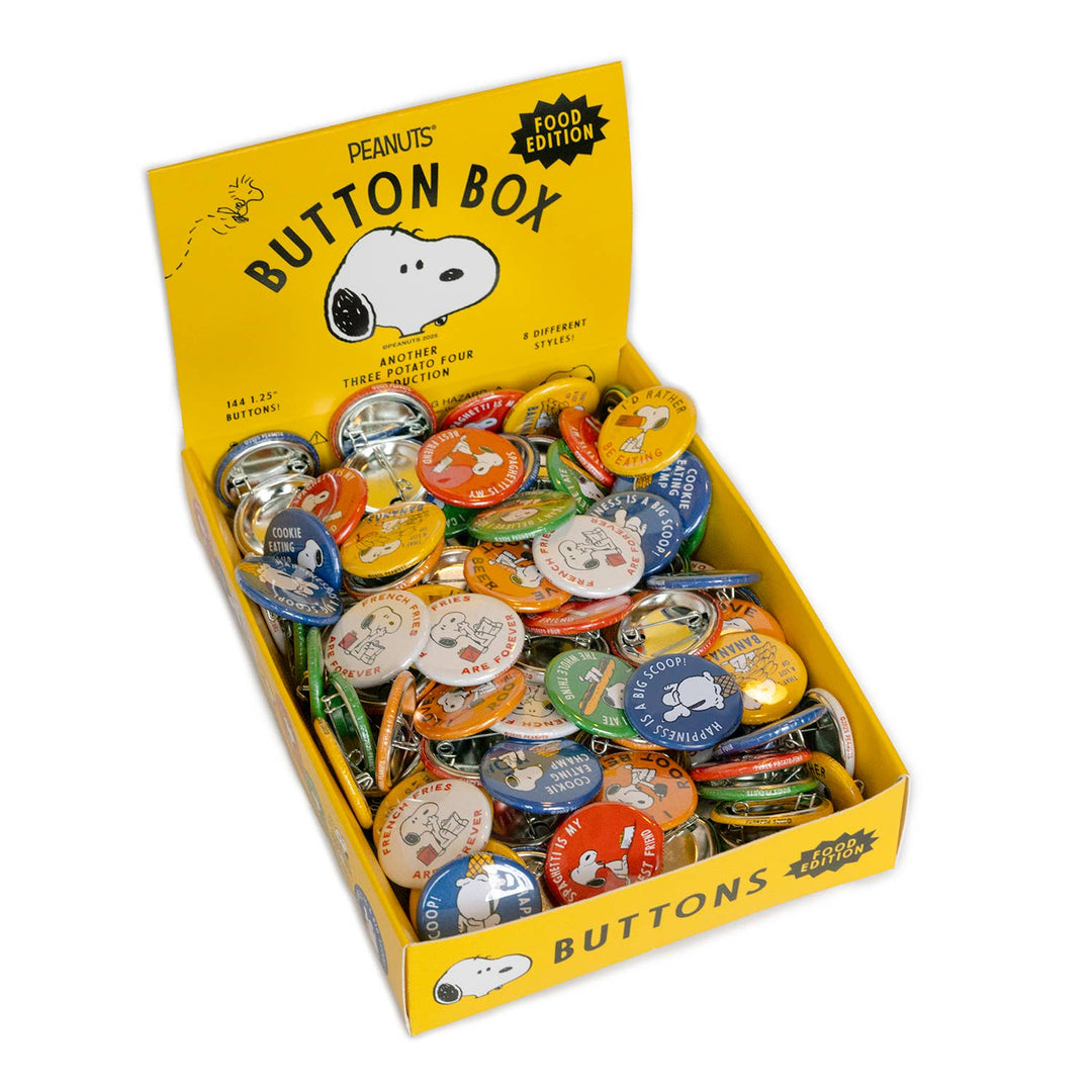3P4 x Peanuts® - Snoopy Button Box (Food Edition) - Davidson Provision Co.